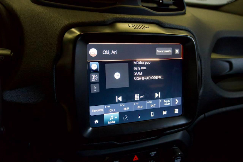 Foto do veículo JEEP RENEGADE  LONGITUDE T270 1.3 TB 4X2 FLEX AUT 2025 9.455 KM 122.900,00