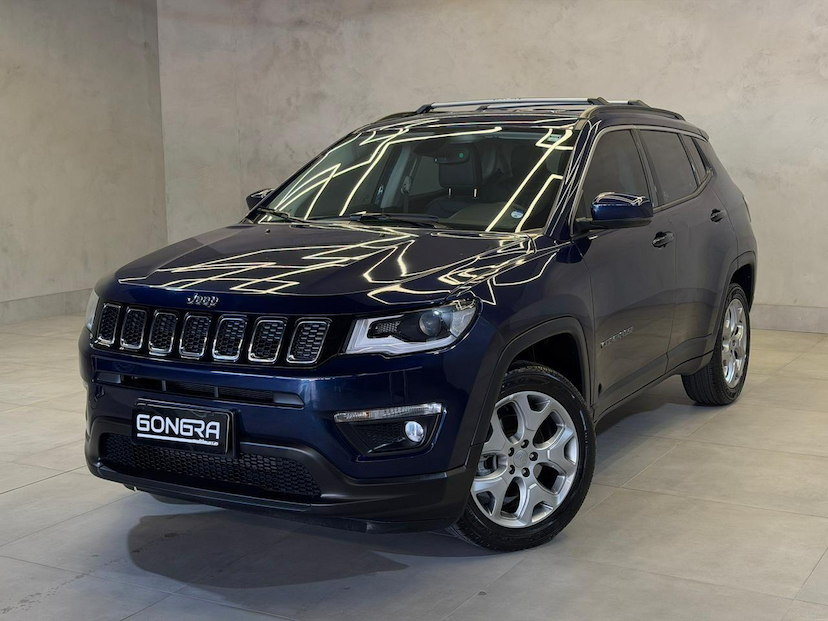 Foto do veículo JEEP COMPASS  LONGITUDE 2.0 FLEX AUT 2021 21.500 KM 109.900,00