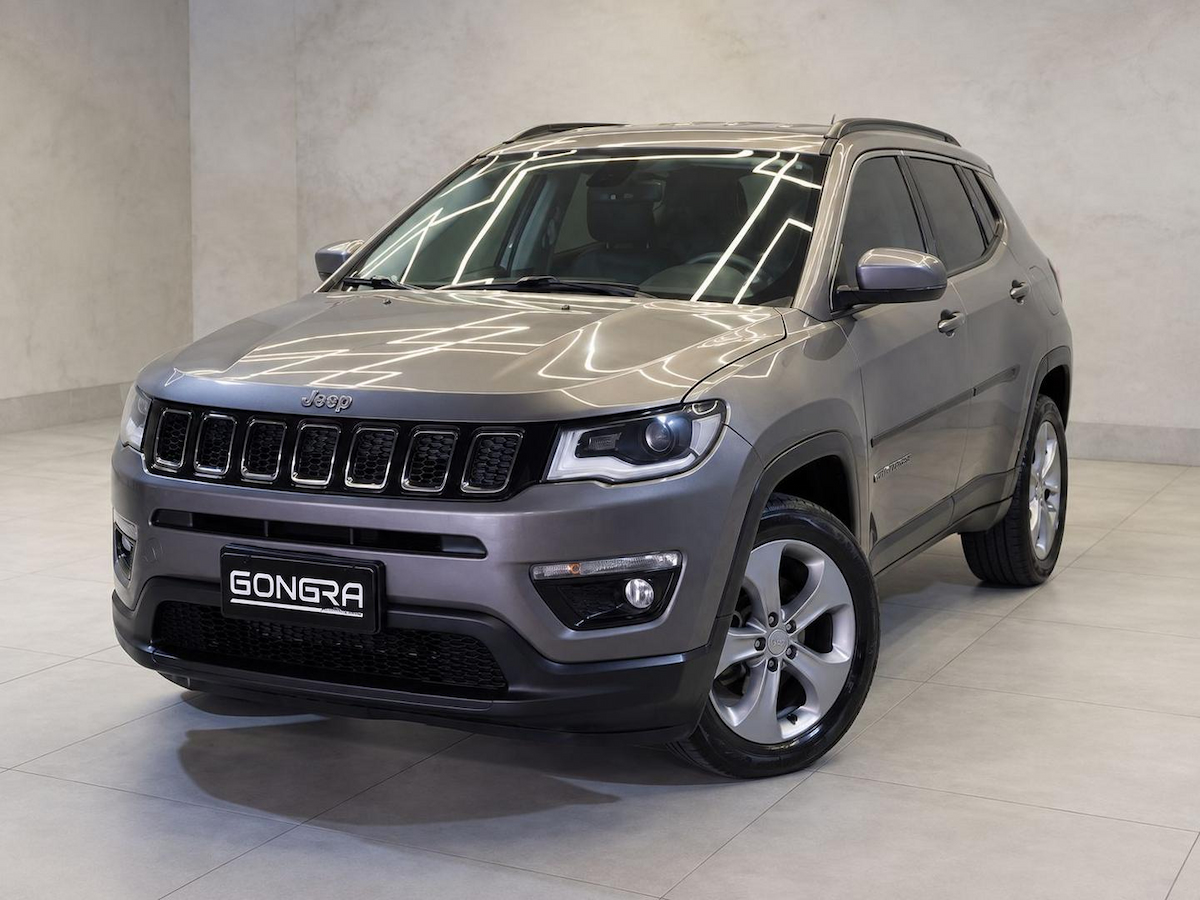 Foto do veículo JEEP COMPASS  LONGITUDE 2.0 FLEX 16V AUT 2018/2018 95.600 KM R$ 85.900,00