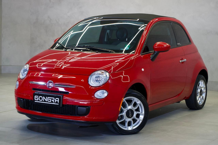 Foto do veículo FIAT 500  CABRIO DUAL 2014 61.472 KM 69.900,00