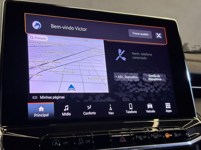 Foto do veículo JEEP COMPASS  LONG. T270 1.3 TB 4X2 FLEX AUT. 2022 90.566 KM 116.900,00