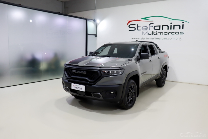 Foto do veículo RAM RAMPAGE 2.0 HURRICANE 4 TURBO GASOLINA REBEL 4X4 AUTOMÁTICO 2023/2024 35.120 KM R$ 171.990,00