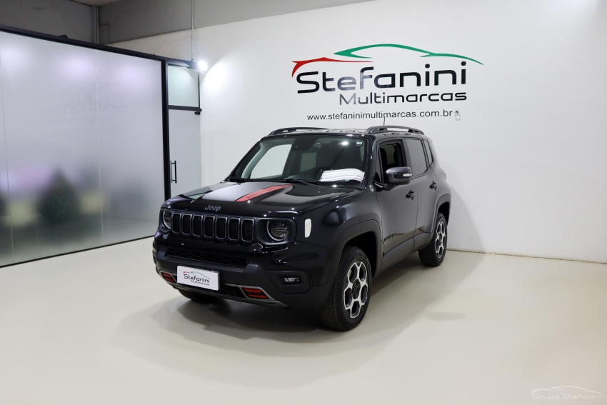 Foto do veículo JEEP RENEGADE 1.3 T270 TURBO FLEX TRAILHAWK 4X4 AT9 2024/2025 25.554 KM R$ 124.990,00