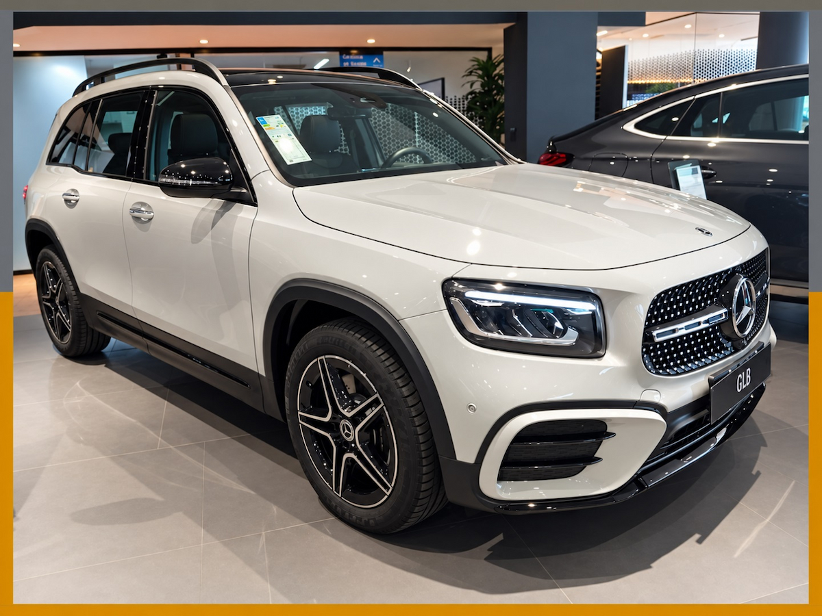 Foto do veículo MERCEDES-BENZ GLB 220 2.0 MHEV NIGHT EDITION 4MATIC 8G-DCT 2026/2026 0 KM R$ 409.900,00