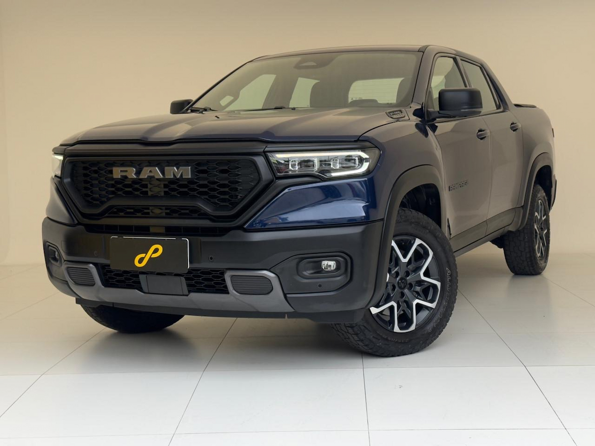 Foto do veículo RAM RAMPAGE RAM RAMPAGE REBEL HURR.4 2.0 TB CD 4X4 Aut. - Azul - 2024 2024/2024 19.150 KM R$ 179.990,00