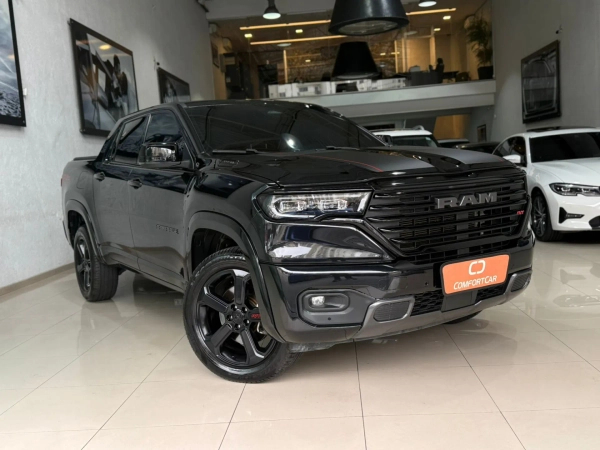 Foto do veículo RAM RAMPAGE 2.0 HURRICANE 4 TURBO GASOLINA R/T 4X4 AUTOMÁTICO 2024/2024 27.000 KM R$ 194.900,00