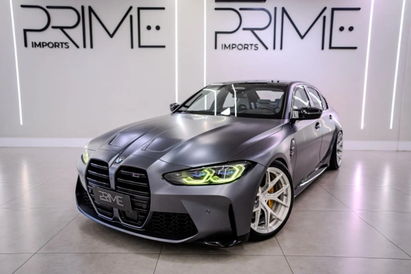 Foto do veículo BMW M3 3.0 I6 TWINTURBO GASOLINA COMPETITION M STEPTRONIC 2022/2022 30.900 KM R$ 599.900,00